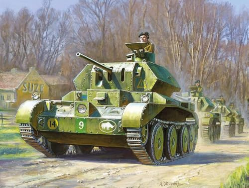 Zvezda Jigsaw Puzzle 8 pieces - British Cruiser Tank MK IV - Crusader