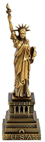 Milisten Freiheitsstatue Statue Skulptur New York City Liberty Island Sammlung Souvenirs Figuren Metall Modell Dekoration Bronze 25Cm