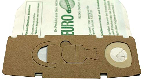 Lot de 8 Sacs d'Aspirateur Accessoires Compatibles avec Vorwerk Kobold 130, 131