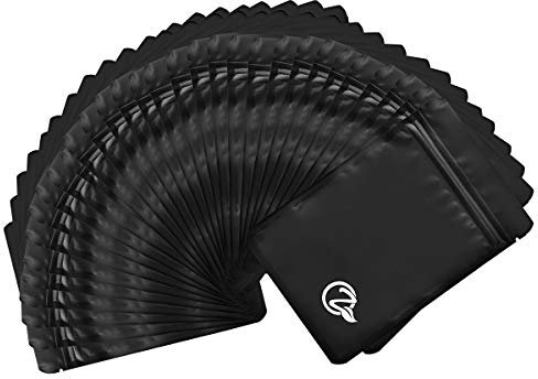 OZCHIN 100 Stück Mylar Beutel Wiederverschließbare Ziplock-Taschen für Lebensmittel, Schmuck, Elektronik, Selbstversiegelnde Aufbewahrung(10 x 15 cm), Weihnachtsgeschenke