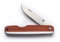 Whitby Pocket Knife, Stainless Steel Folding Knives Mahogany Wood Handle, Stylish High Performance, Non Locking EDC 2.25” Blade, Portable for Camping Hiking Backpacking