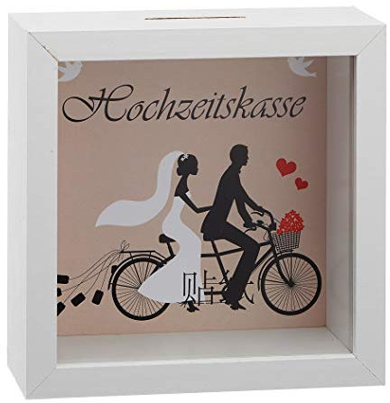 Spardose Hochzeitskasse Hochzeit Vermählung Trauung Ehepaar Geldgeschenk Sparbüchse Flitterwochen Sparbüchse