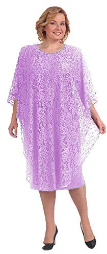CY 2021 - Vestidos de encaje para madre de la novia, vestidos de fiesta de boda, Lila, 48