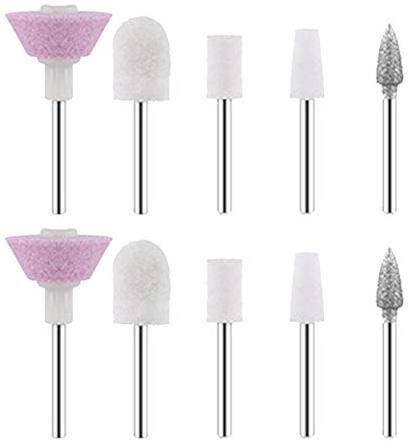 10 piezas de repuesto para lima de uñas para un acabado perfecto y uñas de salón de uñas electrónicas y manicura completa