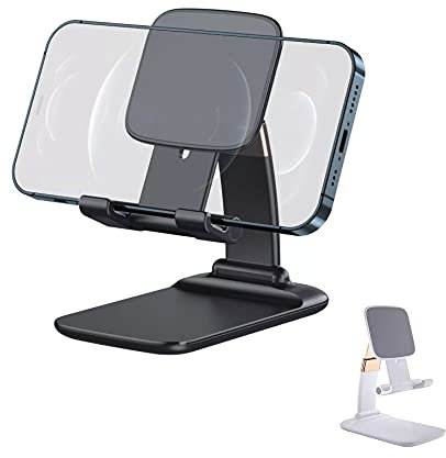 Tischhalterung für Smartphone oder Tablet, verstellbar, mit Taschenformat Q-C38