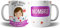 Kartoon Kase Taza Auxiliar Enfermeria Mujer Original Personalizada con Nombre | Mejor del Mundo Taza Profesiones de Cafe Desayuno para Regalar (Auxiliar Enfermeria Mujer)