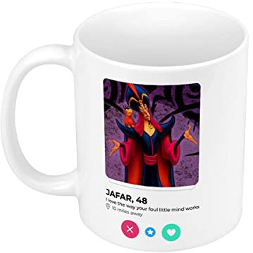Keramische Becher 325ml Dschafar Aladdin Soziales Netzwerk Begegnung Liebe