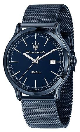 Maserati Solar Blue Herrenuhr, nur Sonnenzeit, Quarzwerk - R8853149001