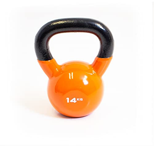 BODYPOWER 14kg Vinyl Coated Kettlebell