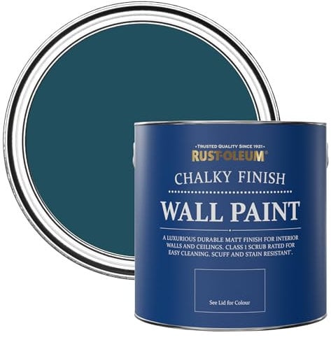 Rust-Oleum Blue Wall and Ceiling Paint in Matt Finish - Commodore Blue 2.5L (SHDRCT817)