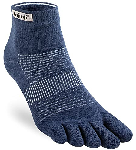 Injinji Run Lightweight Mini-Crew, bleu marine, Medium