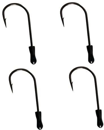Predax Trailer Hook - 4 Zusatzhaken, Angelhaken, Haken für Jigs, Spinnerbaits, Chatter, Kunstköder, Raubfischhaken, Hechthaken, Zanderhaken, Größe:3/0