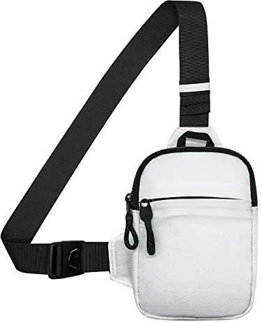 Long Keeper Petit Sac de Poitrine Imperméable Sacoche Homme Bandouliere, Pochette Telephone Portable Sling Bag Sac Bandoulière pour Femme Homme