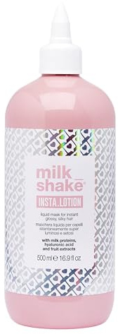 milkshake insta.lotion | rinse-out liquid mask for instant shine and hydration | with fruit extracts, milk proteins, and hyaluronic acid for sleek, glass-like hair | for all hair types | 16.9 fl oz