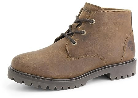 Travelin' Herren Lässiger Schnürstiefel Thorning - Cognac - 43