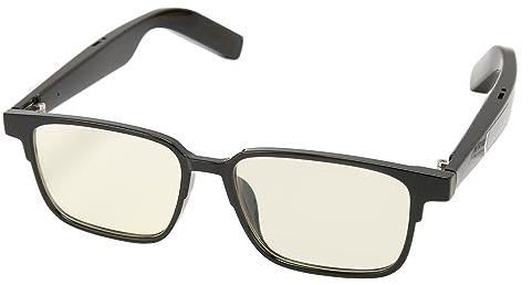 Auriculares con Gafas Inteligentes, Auriculares Inalámbricos Bluetooth con Oído Abierto y Control Táctil y de Voz, Gafas de Sol de Audio Impermeables (con Lentes polarizadas
