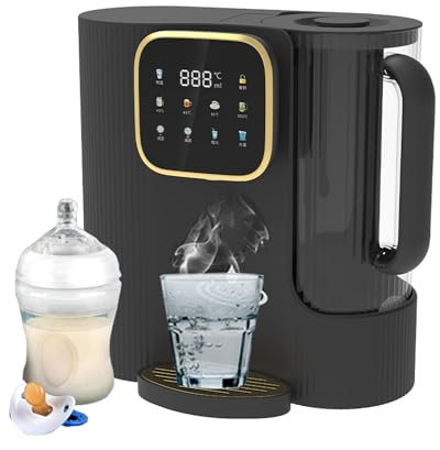 fuente agua friaDispensador de agua caliente instantáneo sin instalación de escritorio, hervidor de capacidad de 2L, calefacción de película gruesa