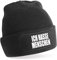Generisch Meinlieblingsstueck One Size Beanie, Schwarze Mütze mit Spruch: Ich Hasse Menschen