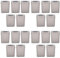 Tyatocepy 20 Piezas 3.5 Pulgadas IDE/SATA HDD Disco Duro Plástico Caja de Almacenamiento Caja Gris