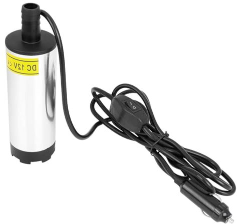 Bomba de transferencia de combustible de 30 l/min 12 V, 51 mm, bomba sumergible eléctrica portátil de CC, herramienta de transferencia de aceite de agua diésel, bomba de combustible universal para
