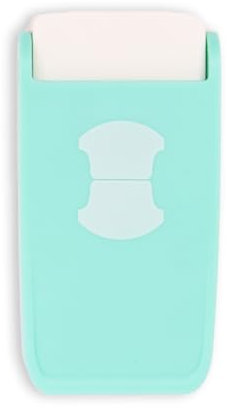 Craftelier Multimaterial-Stanzer, abgerundet, um personalisierte Tabs in Agendas, Planern oder Alben zu erstellen. Ideal für Scrapbooking und Bastelprojekte. Tab-Größe: 4 x 2,7 cm. Farbe: Türkis