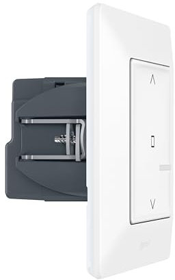 LEGRAND, Valena Life with Netatmo 752190A Interrupteur de volet roulant sans fil, 230 V, interrupteur électronique ou mécanique, contrôle par smartphone ou assistant vocal, avec cadre de recouvrement