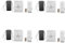 ISTOVO 4X Universal Ceiling Fan & Light Remote Control Kit Timing Wireless Switches
