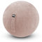 mokebo Stoff Sitzball Büro ergonomisch 'Der Sportliche', Sitzball mit Pumpe oder Pezziball mit Stoff- oder Cordbezug, 65cm Breite, ergonomische Bürostuhl Alternative für Zuhause & Büro