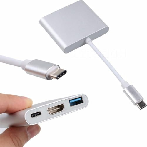 Finnacle - USB -C zu HDMI -Multiport -Adapter für MacBook - 3.1 Silber - Universal Hub -Verlängerungskabel