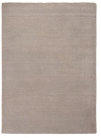 carpetfine handgefertigter Wollteppich Gabbeh Lola Hellgrau 160x230 cm Weich, Hochwertig, Zeitlos | Reine Schurwolle für Gemütlichkeit & Eleganz im Wohn- und Schlafzimmer