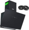 Baridi 60cm Angled Chimney Cooker Hood with Carbon Filters, Touch Controls, LED Lamp, Energy Class A+, Black Glass - DH105