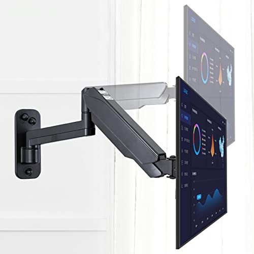 JDJXYNSRT TV Wall Mount Up & Down Adjustable TV Wall Mount Bracket, Full Motion Mini Lightweight TV Stand for 17 to 32 Inch Screen TVs, VESA Pattern 100x100mm(