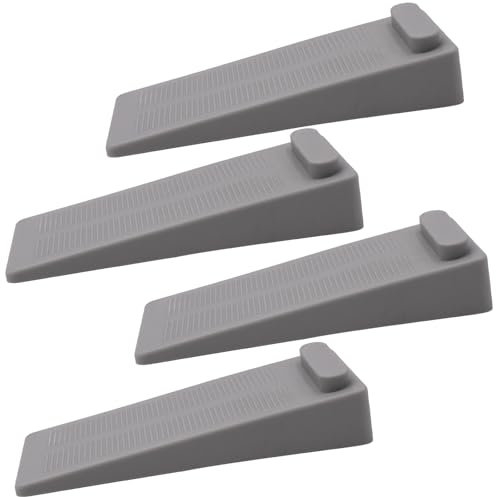 Primasage 4 Pezzi Fermaporta Inodore, Ferma Porta da Pavimento Regolabile in Altezza, Antigraffio e Antiscivolo, Fermaporta da Pavimento per Casa, Ufficio, Luoghi Pubblici