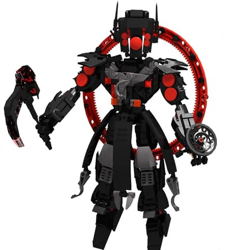 LCTM Skibidi Toilet Titan Building Blocks Toy Cameraman Speakerman Clock TV Man Monitor Action Figure Model Horror Game Multiverse Upgraded Adults Kids Fans Collectible Animation Birthday Gift ﻿ C