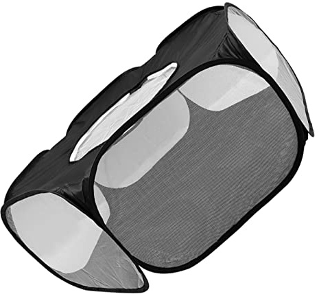 Toddmomy Klappbarer Hamster Laufstall Aus Robustem Material Mit Abdeckung Kleintier Spielgehege Für Meerschweinchen Und Kaninchen Indoor Laufstall Für Kleine Haustiere