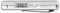 TFA Dostmann Flash Pen Infrarot-Thermometer, berührungsloses Messen, vielseitig nutzbar, robustes Metallgehäuse, Silber, L 19 x B 87 x H 15 mm