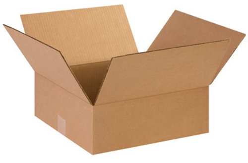 Aviditi 14145 Lot de 25 boîtes en carton ondulé plat 35,6 x 35,6 x 12,7 cm