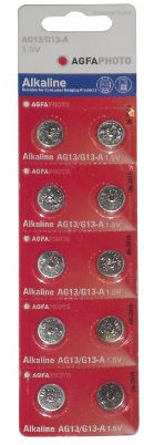 T6A - AG13/G13-A 1.5V ALKALINE SINGLE USE PACK OF 10 BATTERIES CONSUMER PRODUCTS