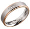 Boccia Damen-Ring Titan Diamant (0.03 ct) weiß Brillantschliff Gr. 50 (15.9) - 0134-0250
