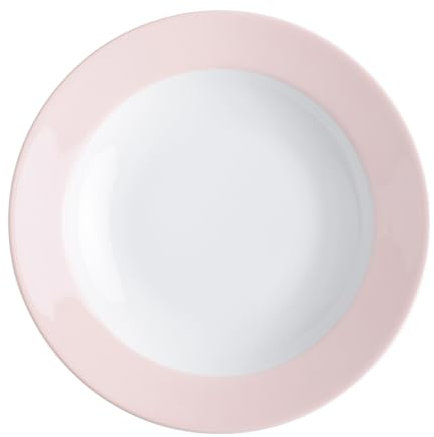 KAHLA Pronto Colore Suppenteller 22 cm pastel rose|rosa tiefer Teller aus Porzellan