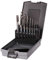 Labor Holland Coffret de 14 tarauds machine et forets HSS taillé meulé KA300114