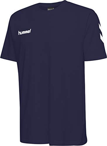 hummel Herren Hmlgo bomuld T shirts, Marine, S EU