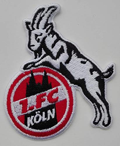 2stk FC Köln Aufnäher Patch Football Fussball Soccer Club Iron on bügelbild aufbügler Badge