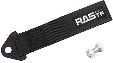 RASTP Sangle de remorquage Haute résistance (Noir)