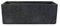 Köhko® Blumenkübel aus Fiberglas neuartiges Stein-Optik Pflanzkübel 65x22x22 cm Anthrazit Trog