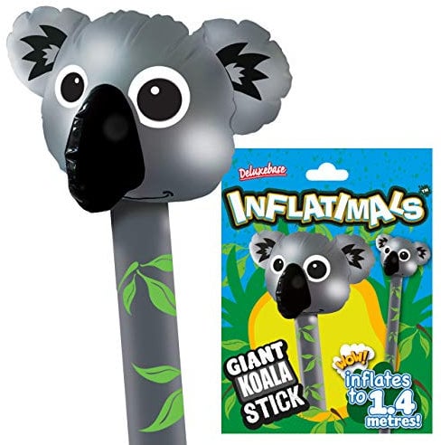 Inflatimals - Koala von Deluxebase. Riesiges aufblasbares Meerestier Aufblasbares Spielzeug. Perfektes aufblasbares Partygeschenk oder Partydekoration für Kinder