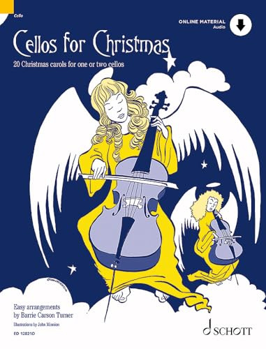 Cellos for Christmas: 20 Weihnachtslieder. 1-2 Violoncelli. (Umrüster-Konsolidierung)