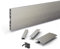 DQ-PP Plinthe 6 m, Cache de plinthe, 150 mm, Inox, Plastique, Socle, Plinthes, Profil de plinthe, Socle de cuisine, Plinthe de cuisine pour cuisine encastrable