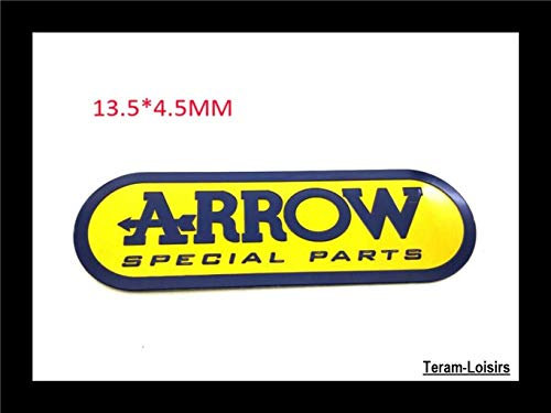 TERAM Hobbies - Placa de aluminio de alta temperatura para silenciador de coche, moto, Quad