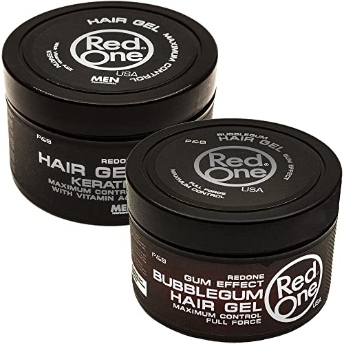 Redone Coiffure Gel Pour Les Cheveux Bubblegum 2x 450ml | Contrôle Maximal | Pleine Puissance | Ultra-brillant | Lot de 2 (900ml)